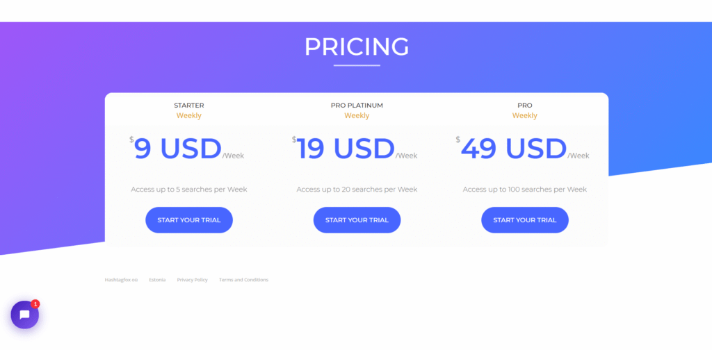 hashtagfox-pricing